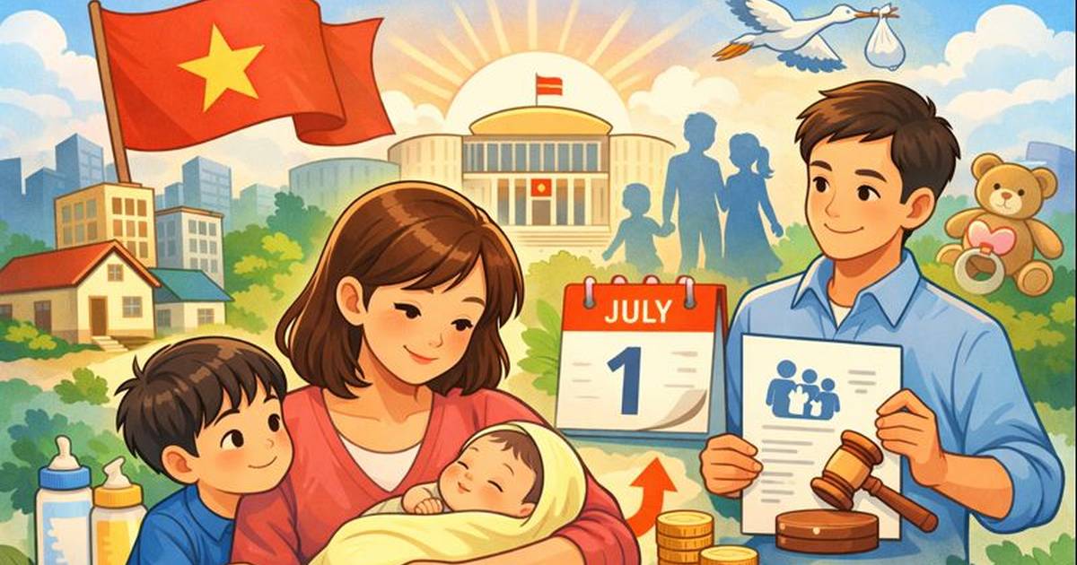 第2子出産と産休延長を象徴する家族のイラスト